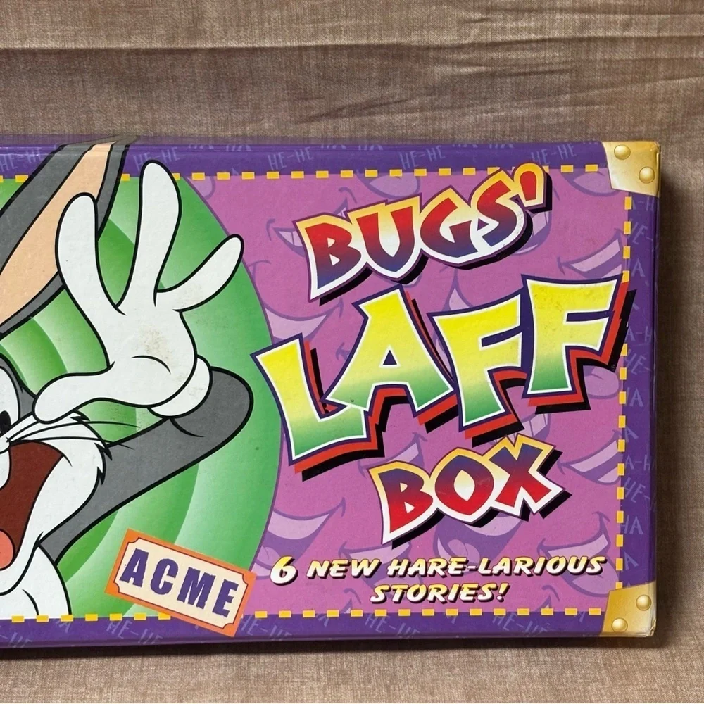 Vintage Looney Tunes Bugs Laff Box Set 6 In Box Warner Bros Kids Books